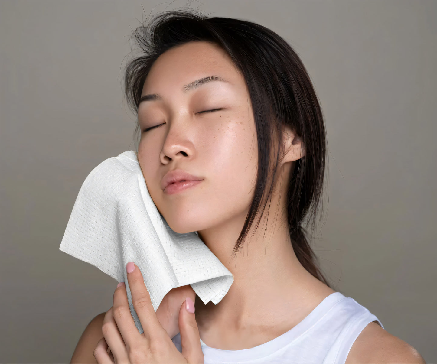 le' disposable biobased facial towels 50 count
