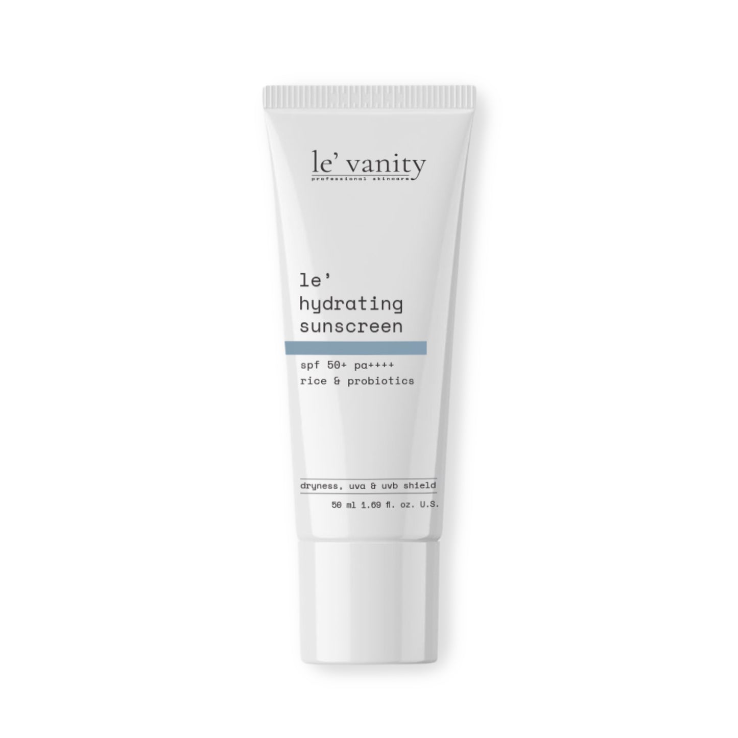 le' hydrating sunscreen: rice + probiotics (spf 50+ pa++++)