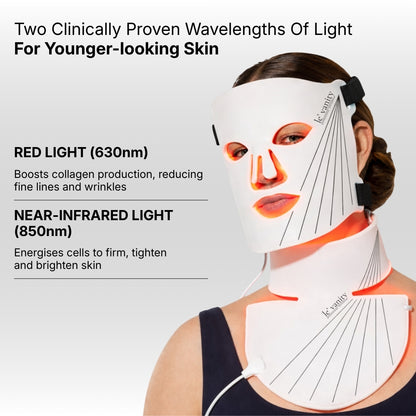 le' Anti-Aging LED Red Light Bundle (Face + Neck & Décolleté)