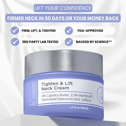 le' tighten & lift neck cream