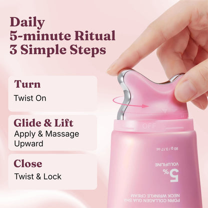 PDRN Collagen Gua Sha Neck Wrinkle Cream